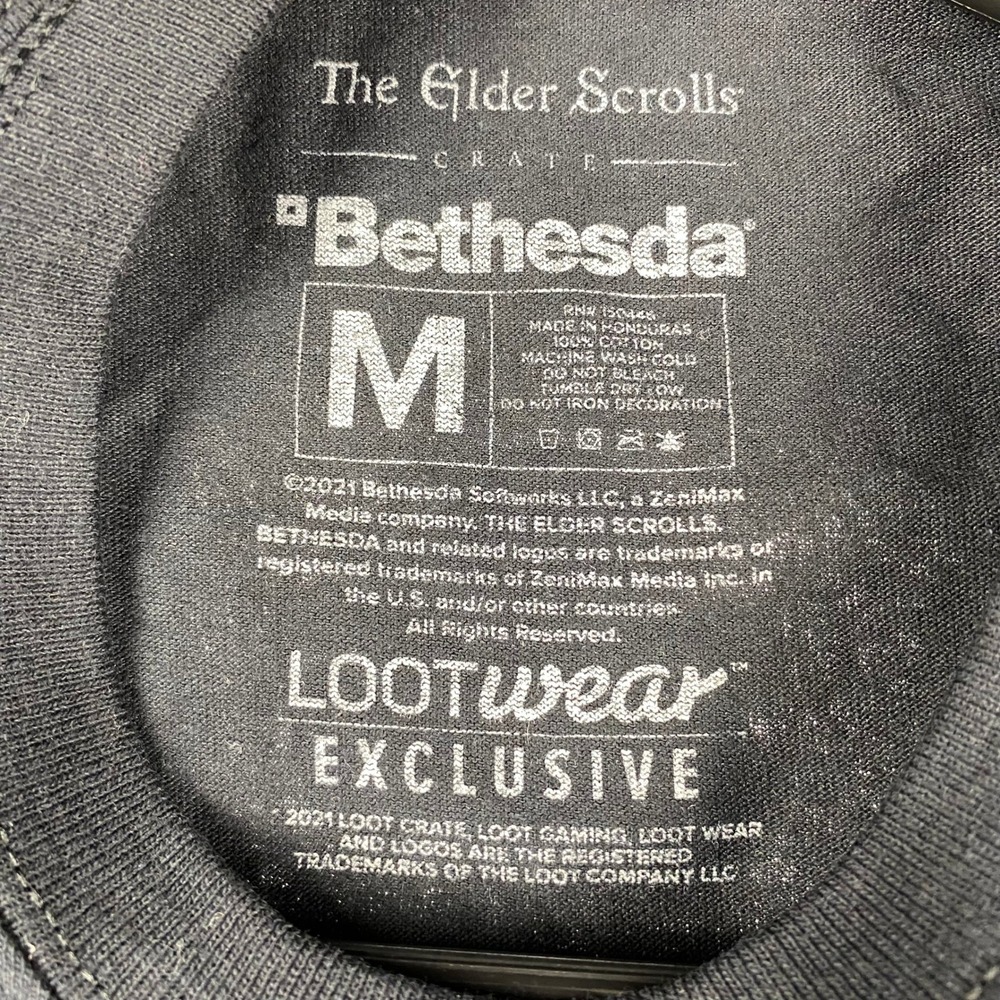Elder Scrolls Online Flames of Ambition Bethesda Loot Crate T Shirt Men - Picture 3 of 10
